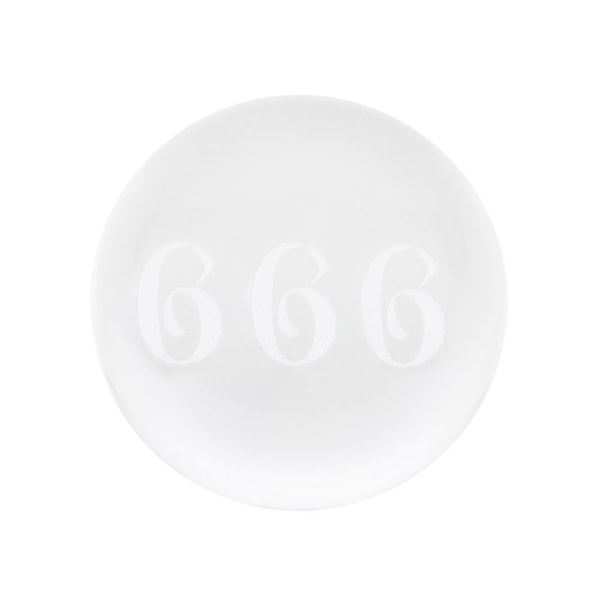 Something Different 666 Ängelnummer Kristallkula One Size Clea Clear One Size