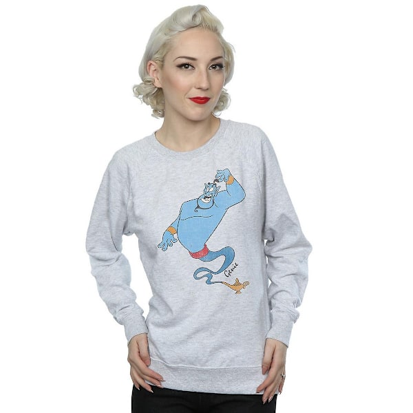 Aladdin Dam/Dam Classic Genie Heather Sweatshirt XXL Värme Heather Grey XXL