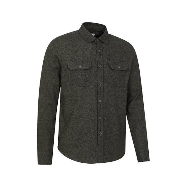 Mountain Warehouse Herr Trace Flanell Långärmad Skjorta 4XL Grön Green 4XL