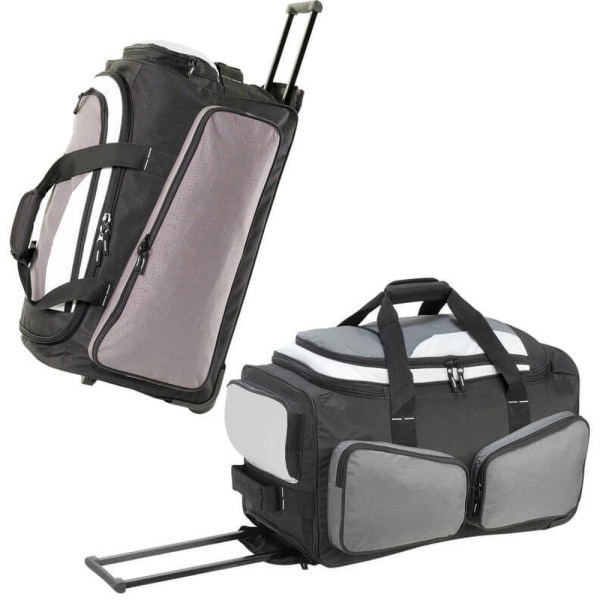 Shugon Detroit Trolley Holdall Duffle Bag (75 liter) One Size Grey/Black One Size