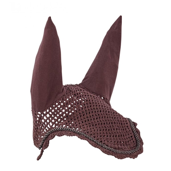 Hy Showjump Fly Veil Pony/Cob Brun Brown Pony/Cob