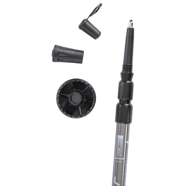 Trespass Transduo 2-delad vandringsstavuppsättning One Size Graphite Graphite One Size