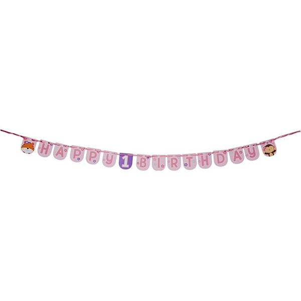 Kreativt fest En är kul band Glad födelsedag banderoll En storlek Multicoloured One Size
