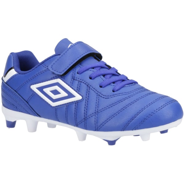 Umbro Speciali Liga fotbollsskor i fast läder för barn Royal Blue 1 UK