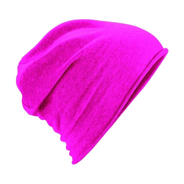 Beechfield Jersey Beanie One Size Fuchsia Fuchsia One Size