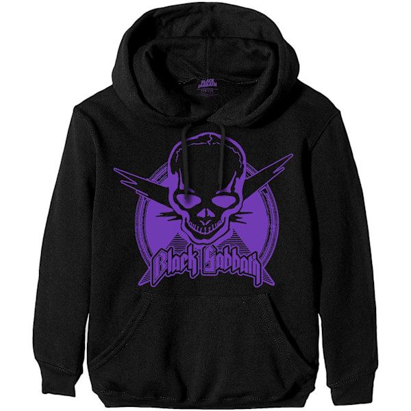 Black Sabbath Unisex Adult Aviation Skull Pullover Hoodie L Bla Black L