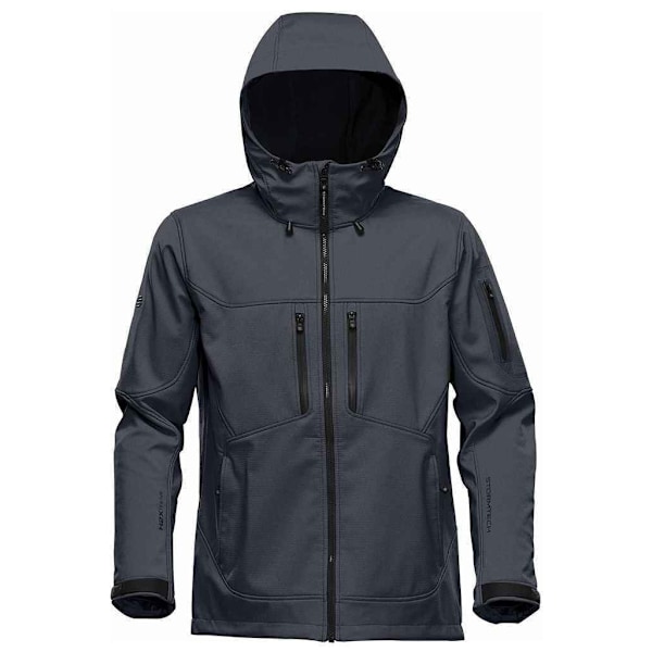Stormtech Mens Epsilon 2 Twill Hooded Soft Shell Jacket L Charc Charcoal L