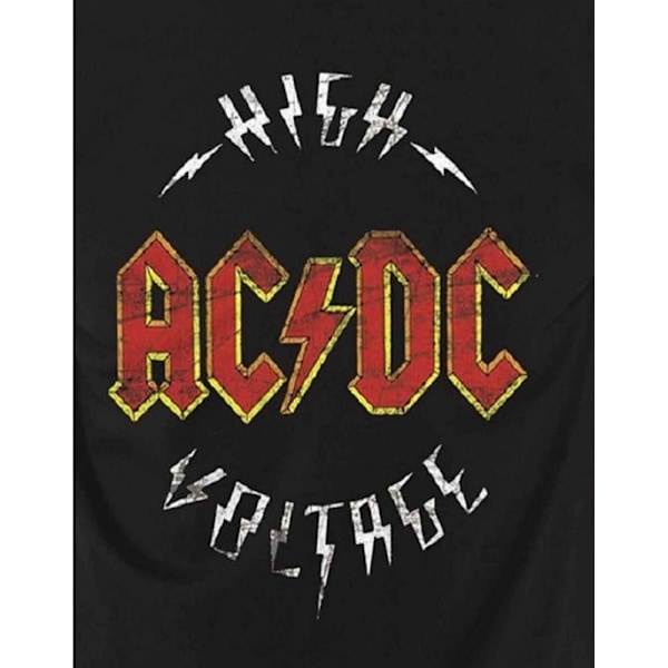 AC/DC Unisex Vuxen High Voltage T-Shirt L Svart Black L
