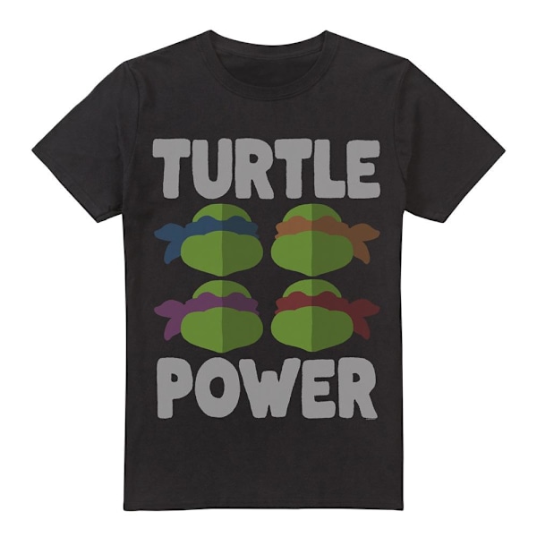 Teenage Mutant Ninja Turtles Herr Turtle Power Faces T-Shirt S Black S