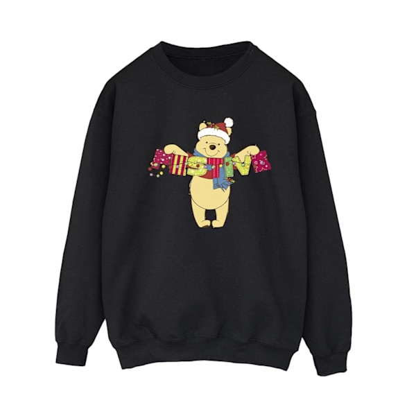 Disney Dam/Damer Winnie The Pooh Festlig Sweatshirt L Svart Black L