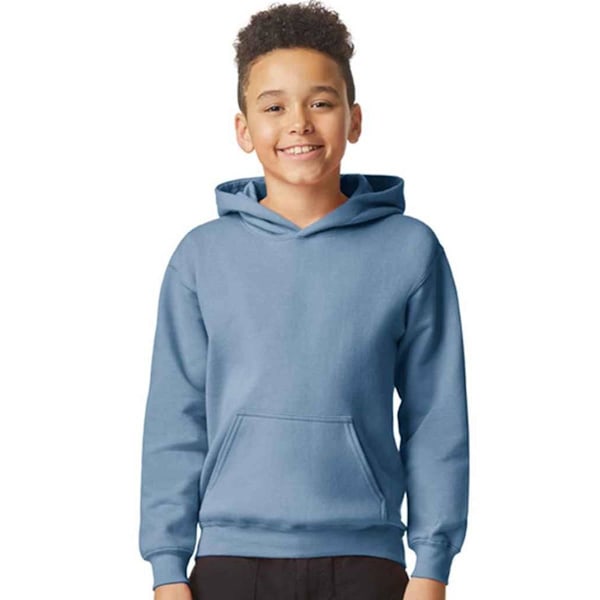 Gildan Barn/Kids Fleece Mellantung Hoodie XS Stone Blue Stone Blue XS