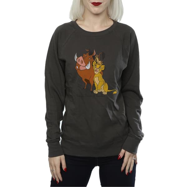 Lejonkungen Dam Klassisk Simba Timon & Pumba Heather Light Graphite M