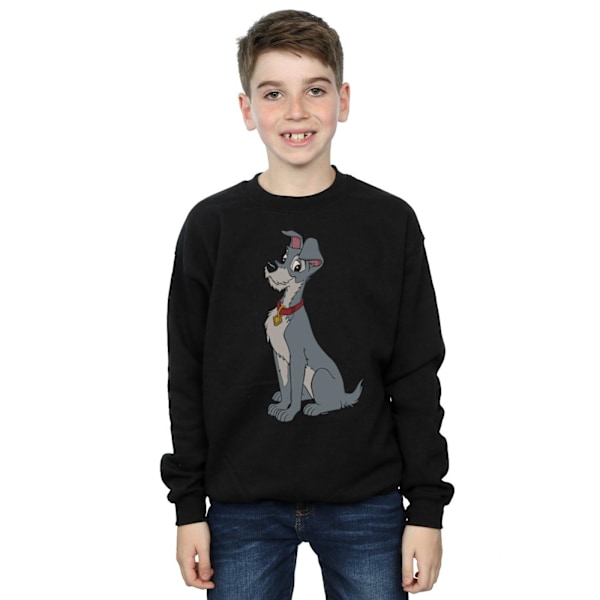 Disney Boys Lady And The Tramp Spaghetti Heart Sweatshirt 3-4 år Black 3-4 Years