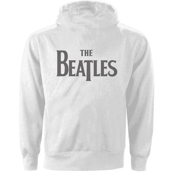 The Beatles Dam/Damer Drop T Logo Full Zip Hoodie M Vit White M