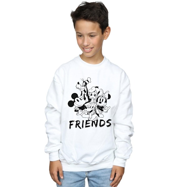 Disney Boys Mickey Mouse And Friends Sweatshirt 12-13 År Vit White 12-13 Years