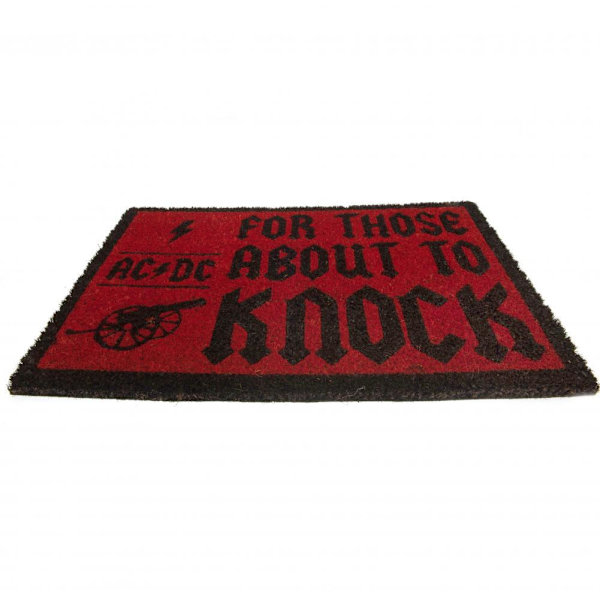 AC/DC For Those About To Knock Dörrmatta One Size Röd/Svart Red/Black One Size
