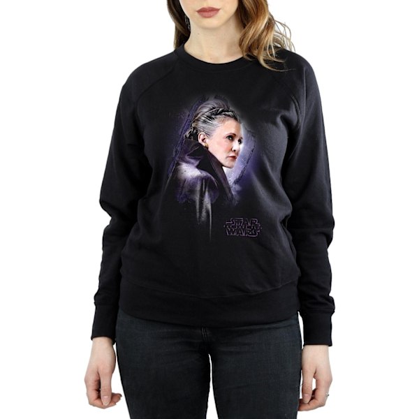 Star Wars Dam/Damer The Last Jedi Leia Borstad Sweatshirt S Black S