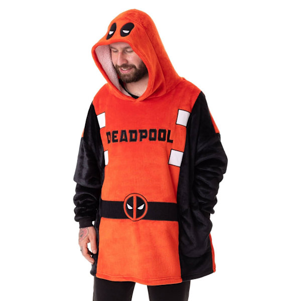 Deadpool Unisex Vuxen Filttröja One Size Röd/Svart Red/Black One Size