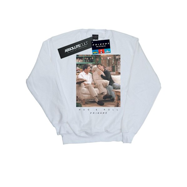 Friends Mens Hug And Roll Sweatshirt L Vit White L