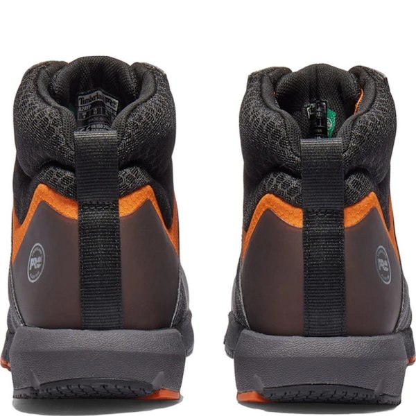 Timberland Pro Mens Radius Non Marking Ankle Boots 10 UK Svart/ Black/Orange 10 UK