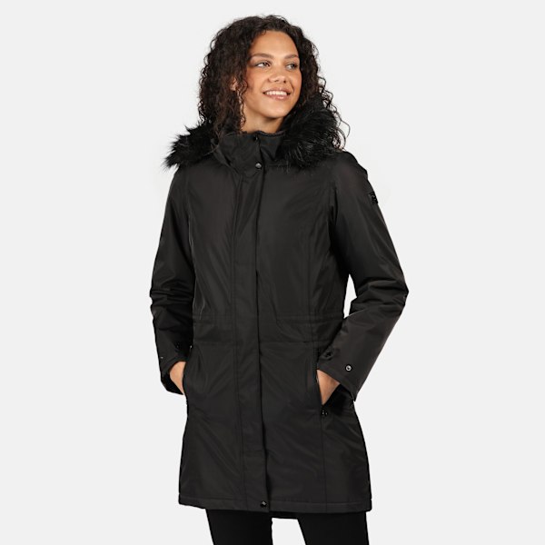 Regatta Dam/Kvinnor Lexis Parka 12 UK Svart Black 12 UK