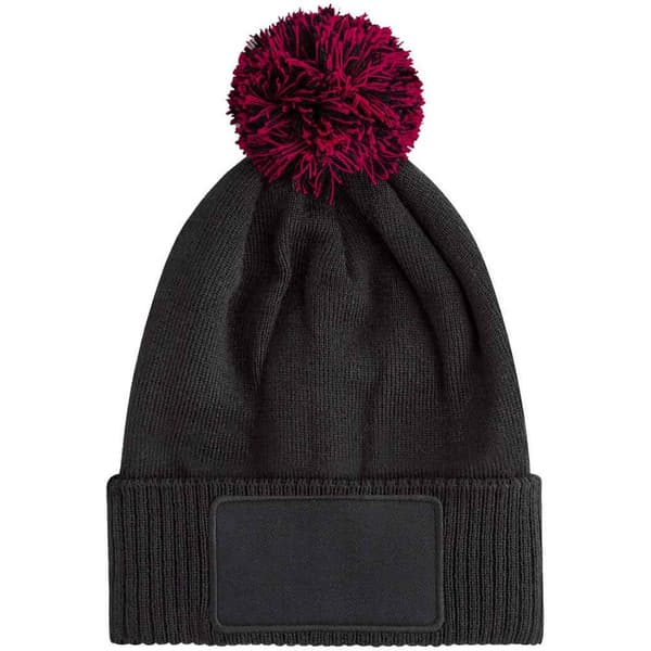 Beechfield Barn/Barn Snowstar Patch Mössa One Size Svart/ Black/Classic Red One Size