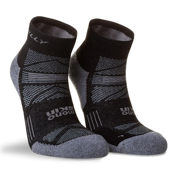 Hilly Supreme Ankle Socks för män 6 UK-8.5 UK Svart/Gråmelerad Black/Grey Marl 6 UK-8.5 UK