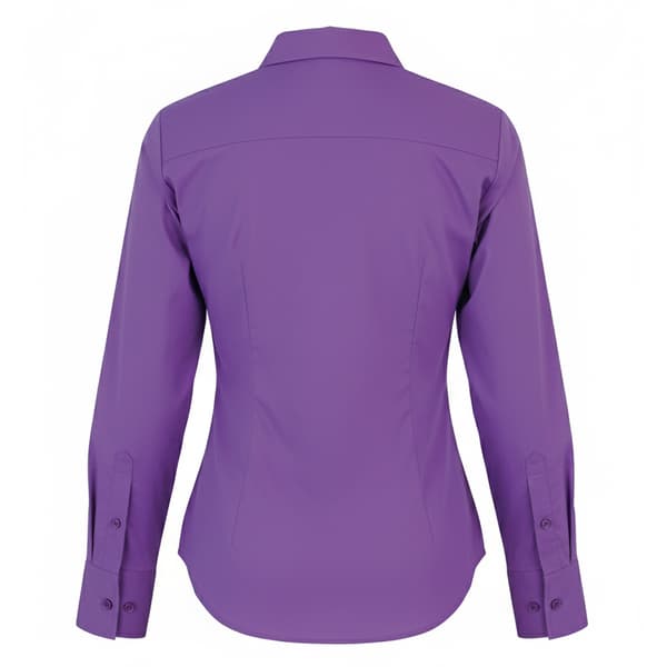 Premier Dam/Dam Poplin Långärmad Blus 26 Rich Violet Rich Violet 26