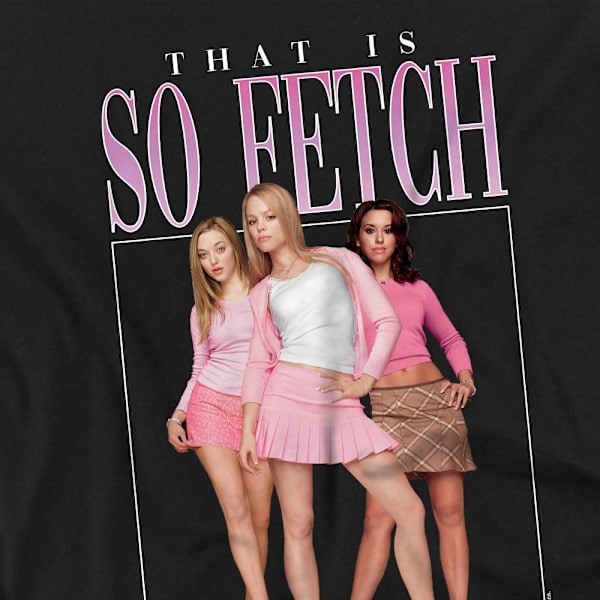 Mean Girls Herr So Fetch 90-tals T-shirt 4XL Svart Black 4XL