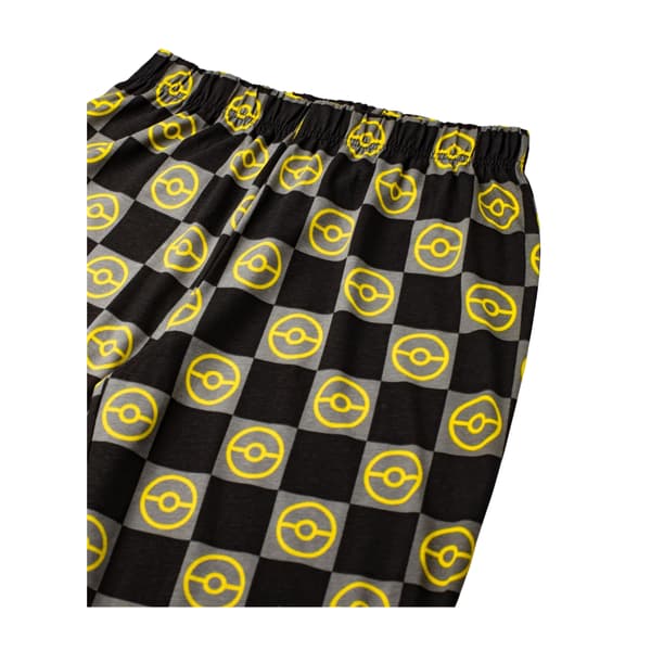 Pokemon Pyjamas för män med Pikachu & Charizard, kortärmad och lång Multicoloured M