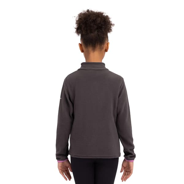 Trespass Barn/Flickor Sybil Microfleece 5/6 År Mörkgrå Dark Grey 5/6 Years