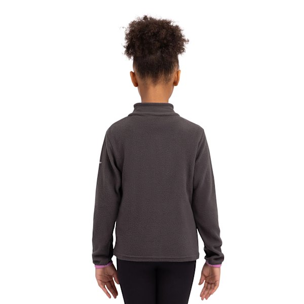 Trespass Sybil Microfleece för Barn/Flickor 3/4 År Mörkgrå Dark Grey 3/4 Years