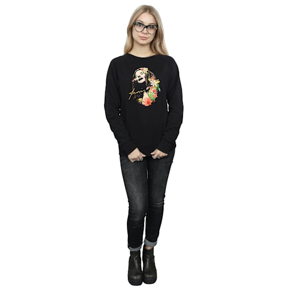 Janis Joplin Dammönster Sweatshirt XXL Svart för Dam/Kvinnor Black XXL