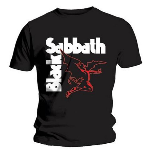 Black Sabbath Unisex T-shirt för vuxna varelser S Svart Black S