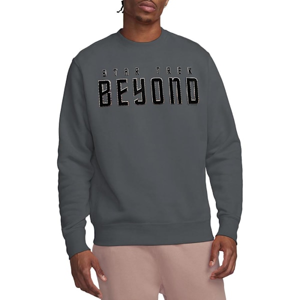 Star Trek Beyond Unisex Vuxen Tröja XL Kolgrå Charcoal XL