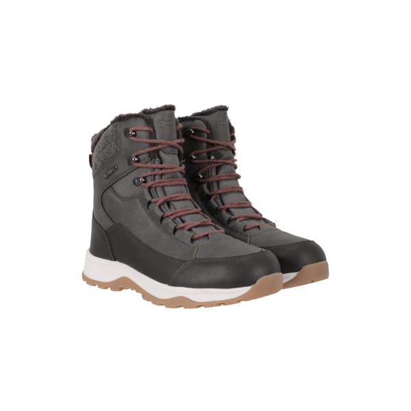 Mountain Warehouse Dam/Dam Tundra Leather Snow Boots 4 UK Khaki 4 UK