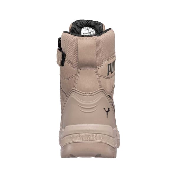 Puma Safety Conquest Säkerhetskängor i Läder för Herr 8 UK Stone Stone 8 UK