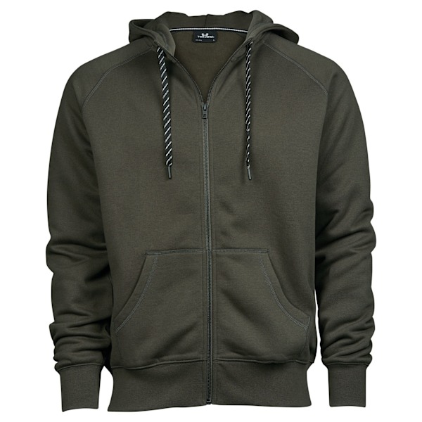 Tee Jays Herr Full Zip Hooded Sweatshirt L Deep Green Deep Green L