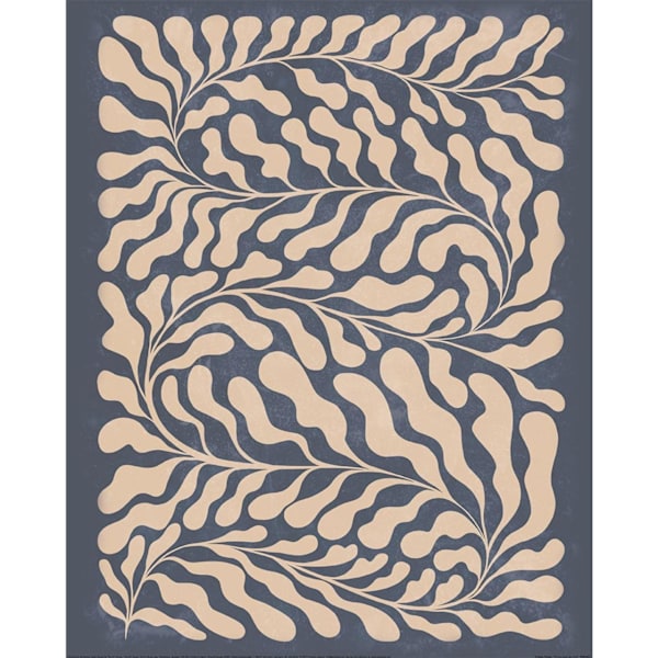 Dominique Vari Endless Foliage Print 50cm x 40cm Peach/Grey Peach/Grey 50cm x 40cm
