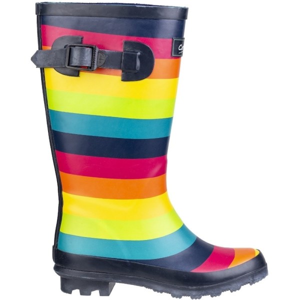 Cotswold Children/Kids Rainbow Wellington Boots 1 UK Multicolou Multicoloured 1 UK