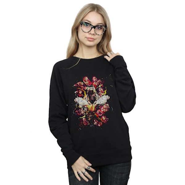 Marvel Dam/Damer Avengers Endgame Distressed Thanos Sweatshirt Black M