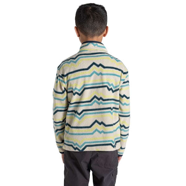 Craghoppers Barn/Barn Bachas Abstrakt Linjer Halv Dragkedja Fleece Key Lime 5-6 Years