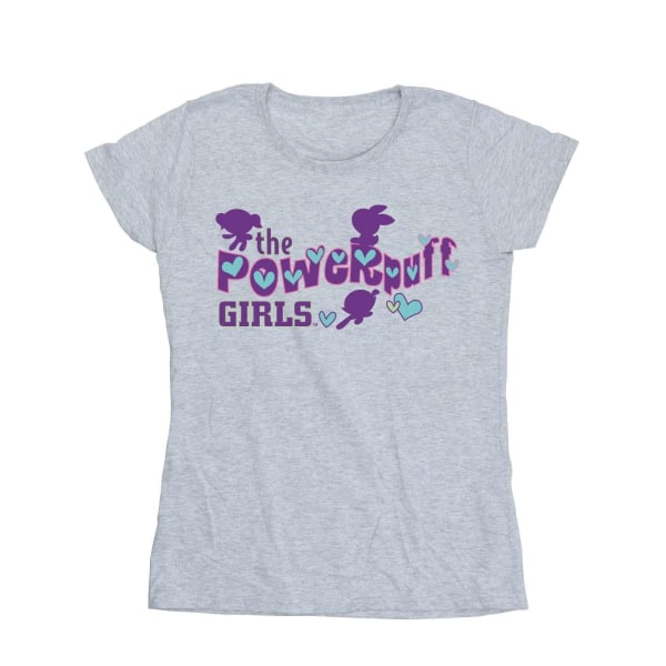 Powerpuff Girls Dam/Dam T-shirt bomull XXL Sports Gre Sports Grey XXL