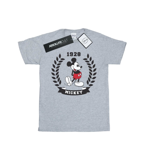 Disney Boys Mickey Mouse Laurel T-shirt 7-8 år Sports Grey Sports Grey 7-8 Years