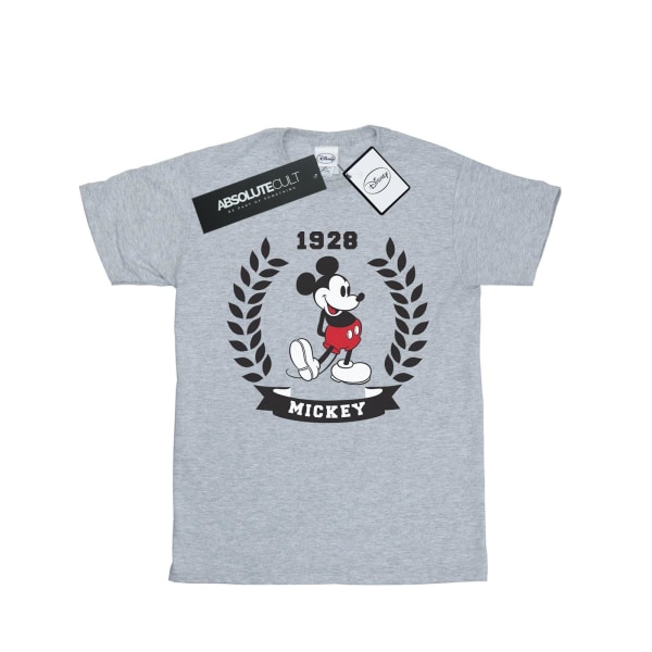 Disney Boys Musse Pigg Laurel T-shirt 12-13 år Sports Grey Sports Grey 12-13 Years
