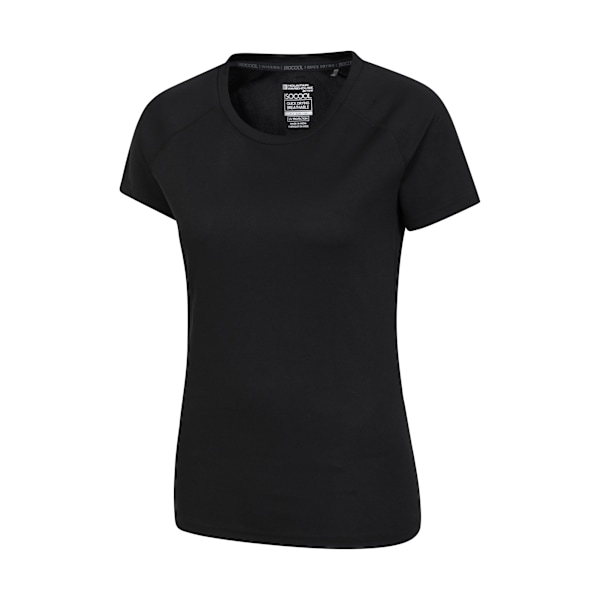 Mountain Warehouse Dam/Kvinnor Endurance T-shirt 16 UK Svart Black 16 UK