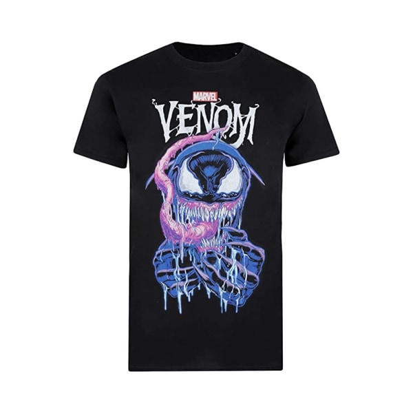 Venom Mens Evil Grin T-Shirt XL Svart/Blå/Rosa Black/Blue/Pink XL