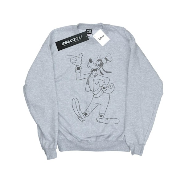 Disney Boys Goofy Classic Baseball Sweatshirt 5-6 år Sport Sports Grey 5-6 Years