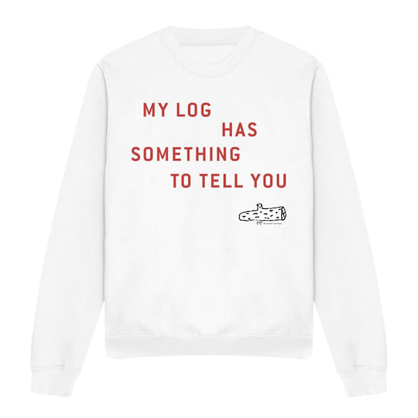 Twin Peaks Unisex Vuxen My Log Sweatshirt XL Vit White XL