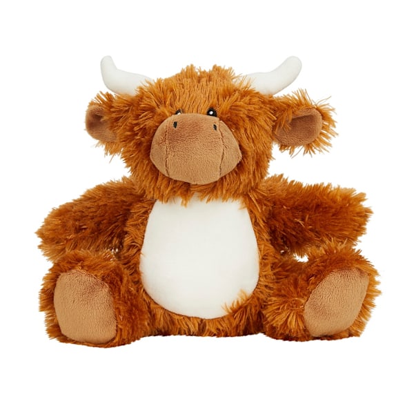 Mumbles Highland Cow Nallebjörn En Storlek Brun Brown One Size